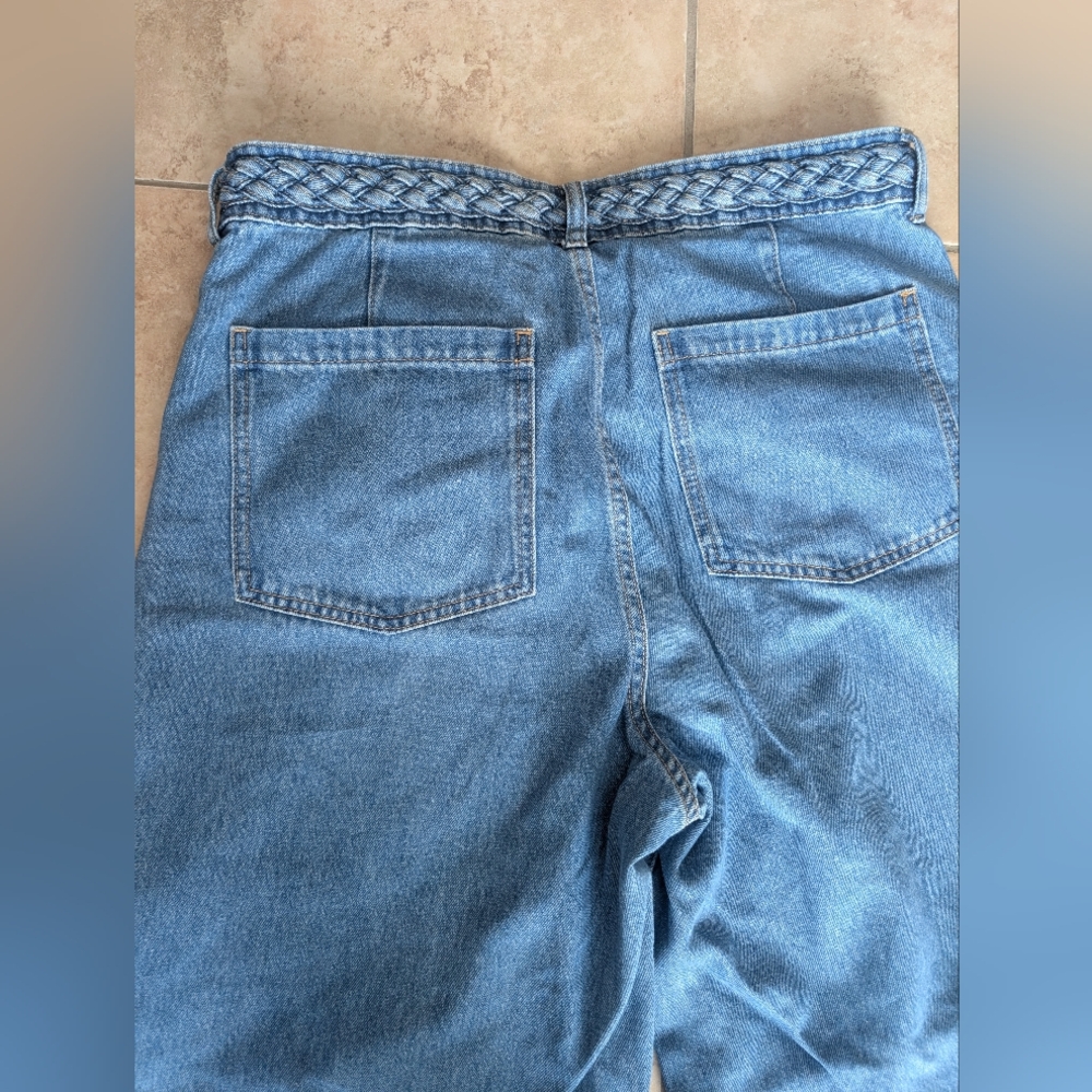 H&M Wide Leg Blue Denim Jeans - Picture 10 of 10